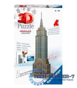 Puzzle 3D Mini budowle. Empire State Building