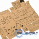 Puzzle dwuelementowe Dinozaury i ich dzieci