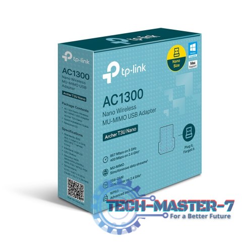 Karta sieciowa bezprzewodowa TP-LINK Karta sieciowa Archer T3U Nano USB AC1300 Archer T3U Nano Karta sieciowa bezprzewodowa TP-LINK Karta sieciowa Archer T3U Nano USB AC1300 Archer T3U Nano