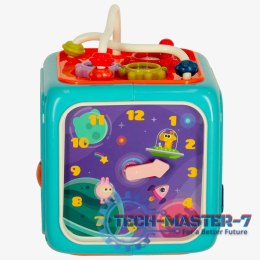 Kostka edukacyjna sorter 6w1 niebieska