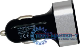 Ładowarka samochodowa TECHNISAT 3x USB Czarny 4019588749429