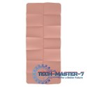 Mata fitness gimnastyczna do ćwiczeń jogi pilatesu fitness joga składana 183x61x0,4 cm różowy