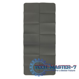 Mata fitness gimnastyczna do ćwiczeń jogi pilatesu fitness joga składana 183x61x0,4 cm szara