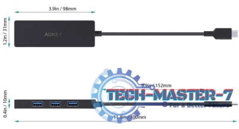 CB-C64 HUB USB-C | Ultra Slim | 4w1 | 4xUSB 3.1 CB-C64 HUB USB-C | Ultra Slim | 4w1 | 4xUSB 3.1