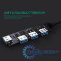 CB-C64 HUB USB-C | Ultra Slim | 4w1 | 4xUSB 3.1
