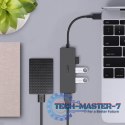 CB-C64 HUB USB-C | Ultra Slim | 4w1 | 4xUSB 3.1
