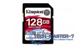 Karta pamięci SD 128GB Canvas React Plus 300/260 UHS-II U3