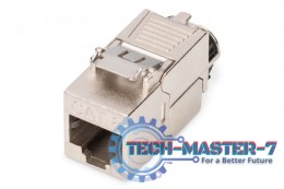 Moduł Keystone RJ45 (8P8C) kat. 8.1 STP, ekranowany, beznarzędziowy, stalowy