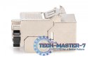 Moduł Keystone RJ45 (8P8C) kat. 8.1 STP, ekranowany, beznarzędziowy, stalowy