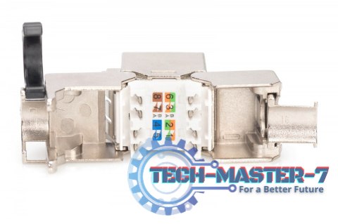 Moduł Keystone RJ45 (8P8C) kat. 8.1 STP, ekranowany, beznarzędziowy, stalowy Moduł Keystone RJ45 (8P8C) kat. 8.1 STP, ekranowany, beznarzędziowy, stalowy