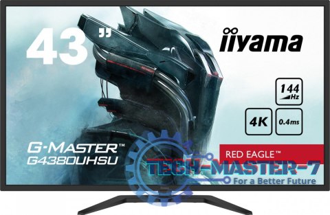 Monitor 43 cale G4380UHSU-B1 4K, VA, 2xHDMI, DP, 0,4ms, 550cd/m2, USB3.0