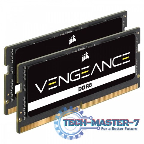 Pamięć DDR5 Vengeance 32GB/4800 (2*16) CL40 SODIMM, czarna Pamięć DDR5 Vengeance 32GB/4800 (2*16) CL40 SODIMM, czarna