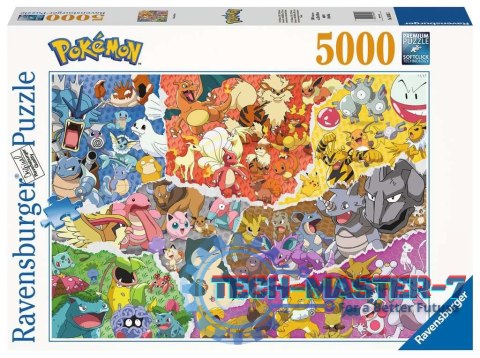 Puzzle 5000 elementów Pokemon