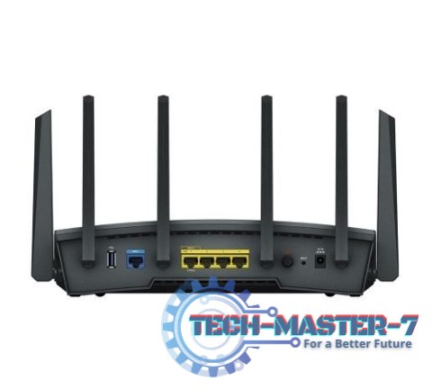 Router bezprzewodowy RT6600ax WiFi 6 4x1,8Ghz 1GB DDR3 1x2,5GbE 1xUSB 3.2.1 Router bezprzewodowy RT6600ax WiFi 6 4x1,8Ghz 1GB DDR3 1x2,5GbE 1xUSB 3.2.1
