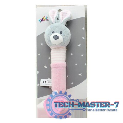 Zabawka z dźwiękiem - Króliczek 17 cm