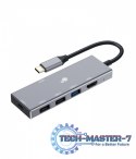 Adapter HUB USB C 7w1 - HDMI, USBx3, PD, SD/TF