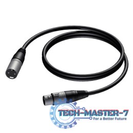 Kabel XLR Męski - XLR Żeński 1m - CAB901/1