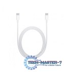 Kabel USB C - USB C 1 m. silikonowy biały