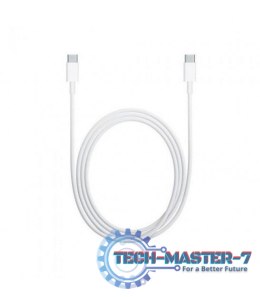 Kabel USB C - USB C 1 m. silikonowy biały
