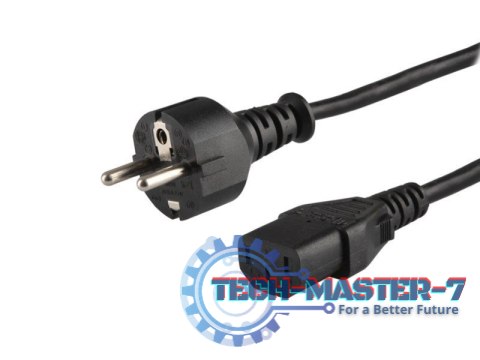 Kabel zasilający Schuko męski - IEC C13, 1,2m, CL-89