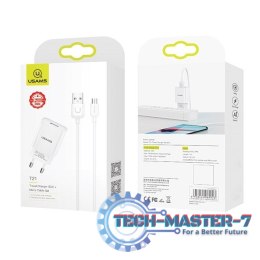 Ładowarka sieciowa 2,1A kabel microUSB