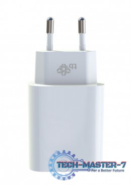 Ładowarka sieciowa 2x3A USB C + USB A Power Delivery biała