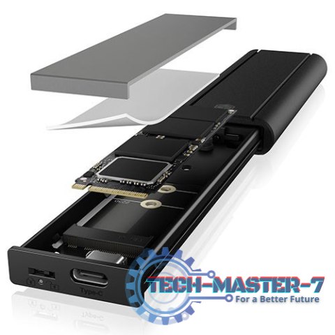Obudowa dysku SSD IB-1807MT-C31 M.2 NVMe, USB 3.2(Gen2) Type-C, Aluminium Obudowa dysku SSD IB-1807MT-C31 M.2 NVMe, USB 3.2(Gen2) Type-C, Aluminium