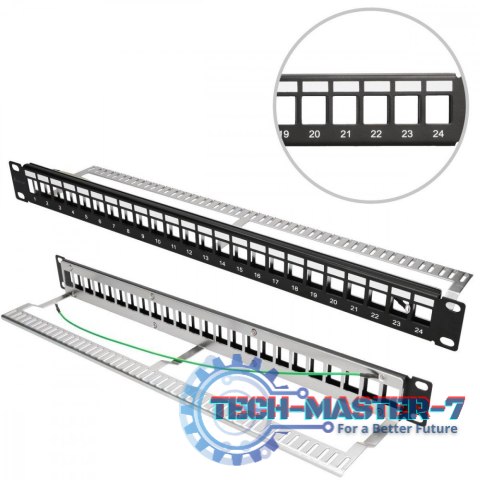 Patchpanel modularny 24 porty STP Patchpanel modularny 24 porty STP
