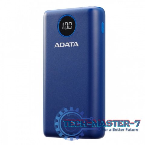 Powerbank P20000QCD 20000mAh Niebieski QC/PD
