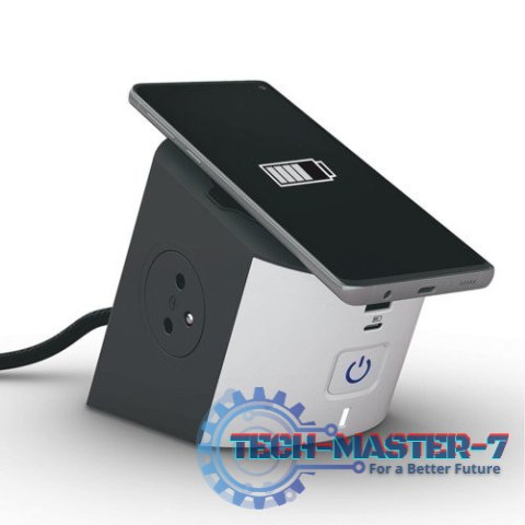Przedłużacz 2x2P+Z Indukcja USB A/C 2m Przedłużacz 2x2P+Z Indukcja USB A/C 2m