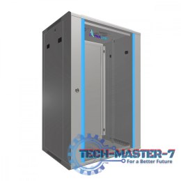 Szafa rack 18U 600x450mm szara wisząca