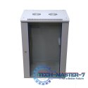 Szafa rack 18U 600x450mm szara wisząca