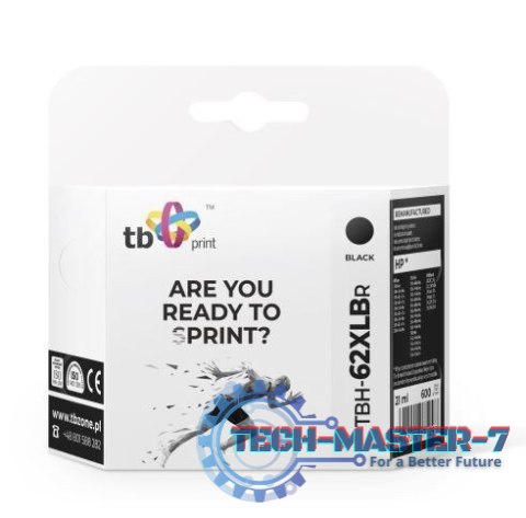 Tusz do HP OfficeJet 5740 TBH-62XLBR BK refabrykowany