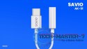 Adapter USB-C - Mini Jack 3,5mm, Xiaomi, Huawei, Oppo, AK-51