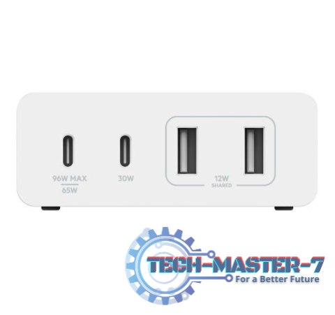 Ładowarka 108W 4-porty GaN 2xUSB-A 2xUSB-C Ładowarka 108W 4-porty GaN 2xUSB-A 2xUSB-C
