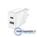 Ładowarka sieciowa USB Quick Charge, Power Delivery 3.0, 18W, LA-04