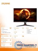 Monitor 27G2SPAE 27 cali IPS 165Hz HDMIx2 DP Głośniki
