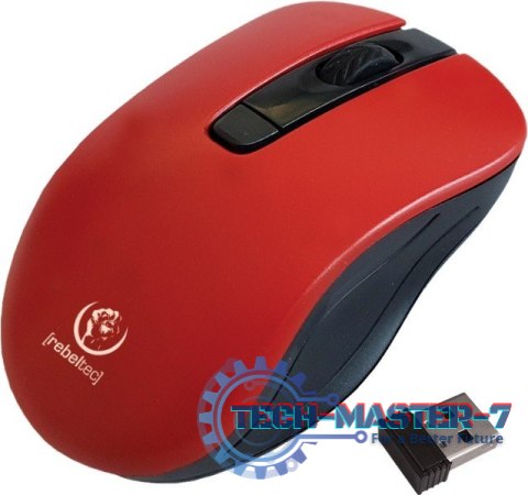 Mysz bezprzewodowa Rebeltec STAR red 800/1000/1600 DPI Mysz bezprzewodowa Rebeltec STAR red 800/1000/1600 DPI