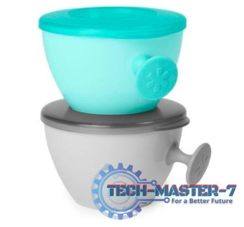 Zestaw misek Easy-Grab Grey/Soft Teal Zestaw misek Easy-Grab Grey/Soft Teal