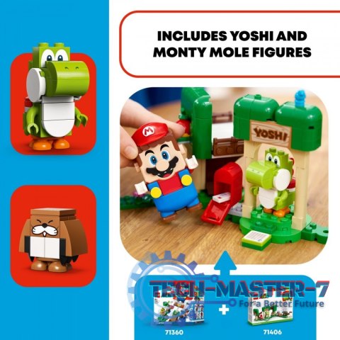 Zestaw rozszerzający Super Mario 71406 Dom prezentów Yoshiego Zestaw rozszerzający Super Mario 71406 Dom prezentów Yoshiego
