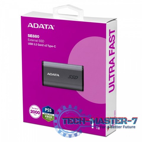 Dysk zewnętrzny SSD SE880 1TB USB3.2A/C Gen2x2 Dysk zewnętrzny SSD SE880 1TB USB3.2A/C Gen2x2