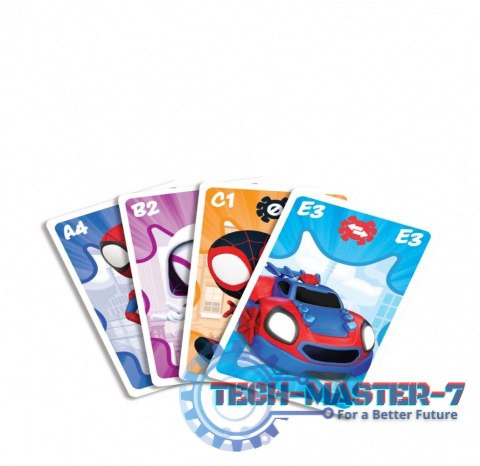 Gra karciana Shuffle Fun 4w1 Marvel Spidey i super-kumple Gra karciana Shuffle Fun 4w1 Marvel Spidey i super-kumple