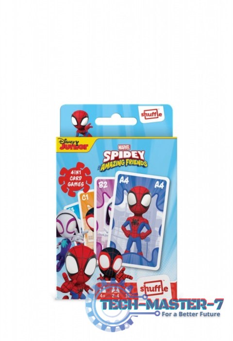 Gra karciana Shuffle Fun 4w1 Marvel Spidey i super-kumple Gra karciana Shuffle Fun 4w1 Marvel Spidey i super-kumple