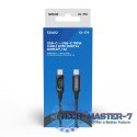 Kabel USB - USB C z wyświetlaczem, 100W, CL-174