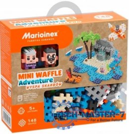 Klocki Waffle mini - Wyspa Skarbów 148 elementów