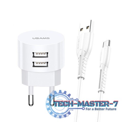 Ładowarka sieciowa T20 2xUSB 2,1A microUSB Ładowarka sieciowa T20 2xUSB 2,1A microUSB