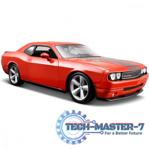Model kompozytowy Dodge Challenger SRT8 2008 pomarańczowy 1/24