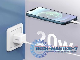 PA-F5 OEM White Mini ładowarka sieciowa 1xUSB-C 20W PD Power Delivery