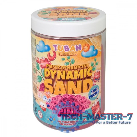 Piasek dynamiczny 1kg różowy