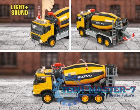 Pojazd Majorette G.S. Volvo Betoniarka 19 cm Pojazd Majorette G.S. Volvo Betoniarka 19 cm